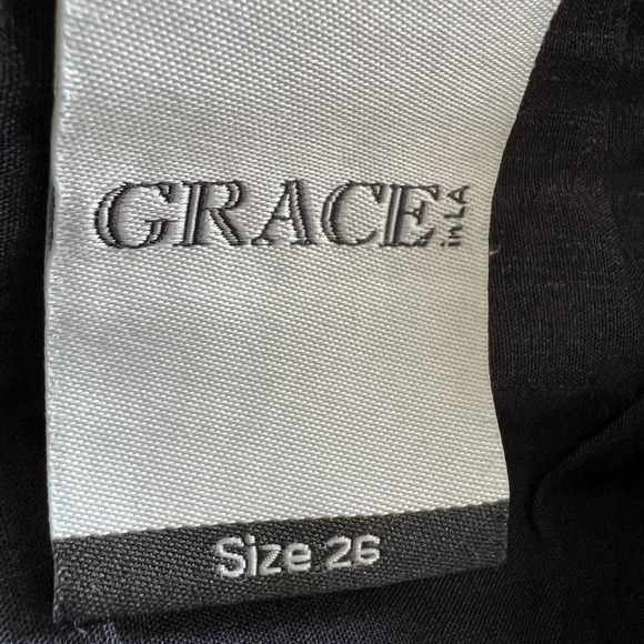NWT GRACE in LA Women's Flare Leg Buttons High Rise Stretch Blue Denim Jeans 26 - Picture 12 of 16